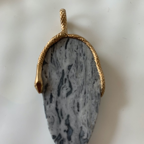 India Hicks Tribal Snake & Stone Charm - Picture 3 of 13